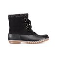 thumbnail image 2 of BARETRAPS Womens Black Comfort Insulated Zipper Closure Water Resistant Breathable Fabulous Round Toe Lace-Up Duck Boots 6 M, 2 of 4