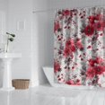 thumbnail image 2 of Pioneer Flower Floral Print Pattern Shower Curtain 72"x72" ,Bathroom Decorative Shower Curtains Set with 12 Hooks,Modern Waterproof Washable Shower Curtain, 2 of 6
