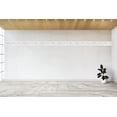 thumbnail image 3 of Dundee Deco's Peel and Stick Wallpaper Border - Abstract Pastel Blue Shapes Wall Border Retro Design, 15 ft x 7 in, Self Adhesive, 3 of 6