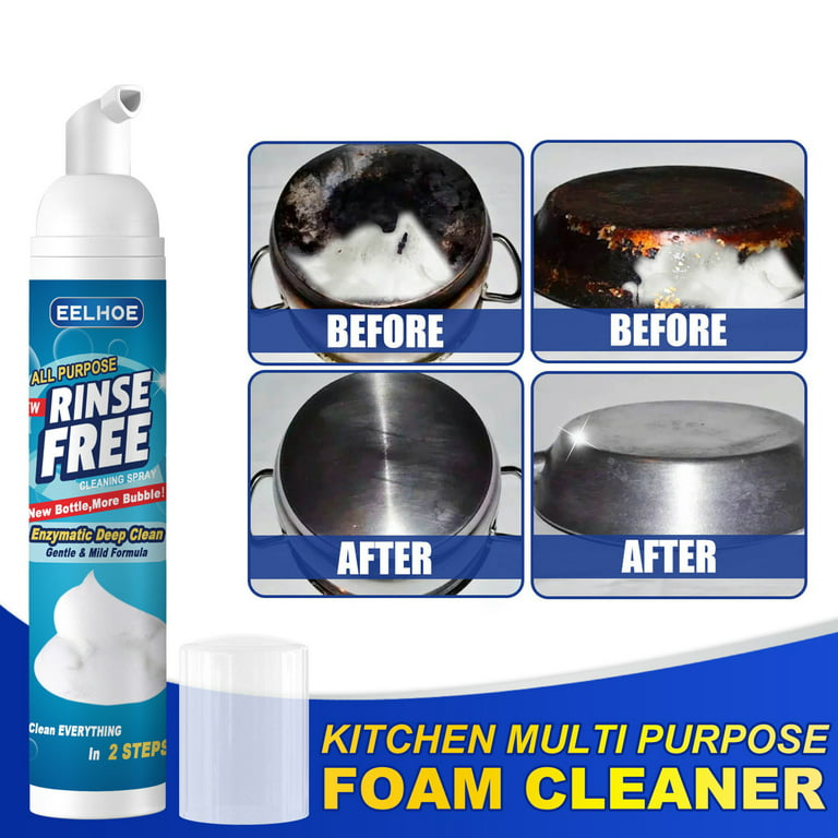 Bubble Cleaner Foam Spray,Bubble Cleaner Foam,Kitchen Clean Bubble  Cleaner,All Purpose Rinse Cleaning Spray,Super Magic Stain Remover Foam  Cleaner