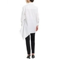 thumbnail image 2 of Natori Women's Poplin Flounce Shirt, XS, 2 of 3