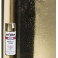 thumbnail image 2 of Rust-Oleum 7710830-6PK Stops Rust Bright Coat Metallic Spray Paint, 6 Pack, Gold, 66 Ounce, 2 of 3