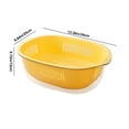 thumbnail image 6 of Msgweeeg Fruit Bowl Fruit Holder Multi Functional Basket Fruit Cleaning Bowl with Strainer Container Kitchen Sink Food Catcher Drainer Fruit Rinser Vegetable Washing Filter Bowl, 6 of 9