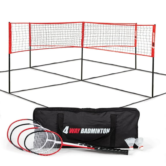 EastPoint Sports 14' x 14' 4-Way Badminton Net Set