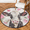 Multicolour 4, variant on CURLYOOT Round Rug 3ft Aztec Area Rug, Washable Circle Mat Non Slip Floor Carpet Mat, Western Boho Soft Indoor Rugs for Entryway Living Room Dining Room Bedroom
