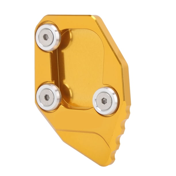 Almohadilla de extensión de soporte, almohadilla de soporte lateral para motocicleta, almohadilla de soporte lateral, soporte lateral para pie de motocicleta, rendimiento de alta gama