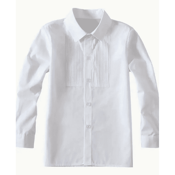 Visaccy Boys Solid Formal WhiteTop, Casual Non-Stretch Short Sleeve Lapel Shirt, Boys Formal Clothes