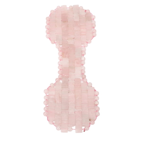 Almohadilla Para Los Ojos De Piedra De Jade, Parche Para El Ojo De Piedra Función Corporal De Equilibrio Cuarzo Rosa Pulido Rosa Promueve El Sueño Para Las Ojeras Para La Piel De