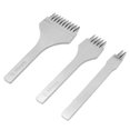 thumbnail image 1 of Steel Leather Slot Punch Set Punch Cutter Set, Leather Chisel, Punch Cutter Set Leather Craft Kits, 3Pcs For Belt Craft Leather Wallet, 1 of 8