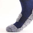 thumbnail image 6 of Men's Cushioned Crew Socks Thick Terry Bottom Sports Socks Breathable Moisture Control Hiking Socks Odor Resistant Mid-Calf Athletic Socks For Work Gym, 6 of 9