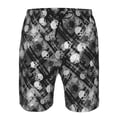thumbnail image 4 of Naloa Seamless Pattern With Skulls Men's Beach Shorts, Surfing shorts, Swim trunks, Quick Dry Swim Trunks for Surfing Beach Fun - XX-Large, 4 of 9