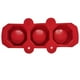 thumbnail image 2 of Cateissary Molde para florero de hormigón poligonal geométrico de 3 agujeros, Cactus Artesanía gran rojo, 2 of 6