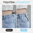 thumbnail image 6 of 4-Pack Adjustable Waistband Tighteners - No Sew Solution for Pants, Jeans and Skirts - Silver, 6 of 9