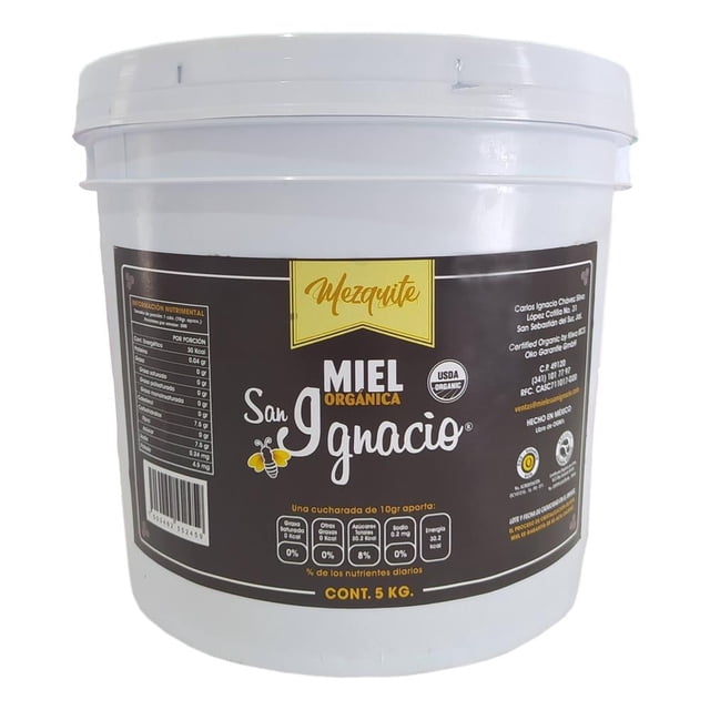 Miel Orgánica San Ignacio Mezquite 5kg