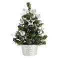 thumbnail image 1 of árbol de Navidad cm colocado encimera / Plata Gloria Mini árbol de navidad, 1 of 9