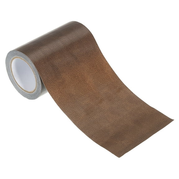 Unique Bargains Leather Repair Tape Self Adhesive Realistic Leather Patch Brown