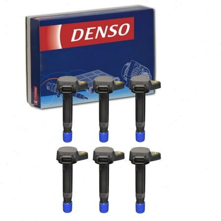 6 pc DENSO Direct Ignition Coils compatible with Honda Odyssey 3.5L V6 1999-2010