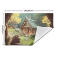 thumbnail image 3 of XMXY Woven Placemats Set of 4 PCS, hobbit house lake Table Mats Washable Heat Resistant Placemats, 3 of 6