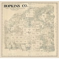 thumbnail image 2 of Thielepape 15x15 Gold Ornate Wood Framed with Double Matting Museum Art Print Titled - Hopkins County Texas - Thielepape 1885, 2 of 4