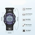 thumbnail image 4 of Men's Digital Sports Watch with Electronic Movement,Nylon Strap Perfect Gift for Man Birthday Gifts, 4 of 8