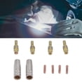 thumbnail image 1 of Juego De Boquillas Para Pistola De Soldar, Puntas De Contacto De Cobre Confiables Y Duraderas, Compatibilidad Para Soplete De Soldadura 15AK, 1 of 8