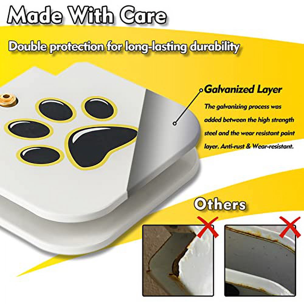 Paw Activated Water Fountain, Includes 304 Stainless Steel Dog Hose