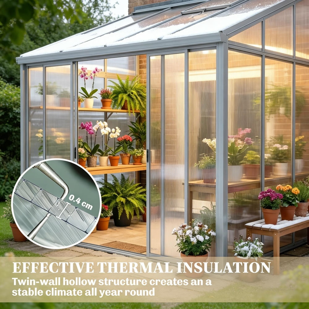 Greenhouse, Only Polycarbonate Panels