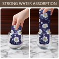 thumbnail image 6 of 2 Pcs Pioneer Flower Floral Print Pattern Kitchen Towels, Funny Microfiber Dish Towel Set, 18" X 26" Tea Towels, 6 of 6
