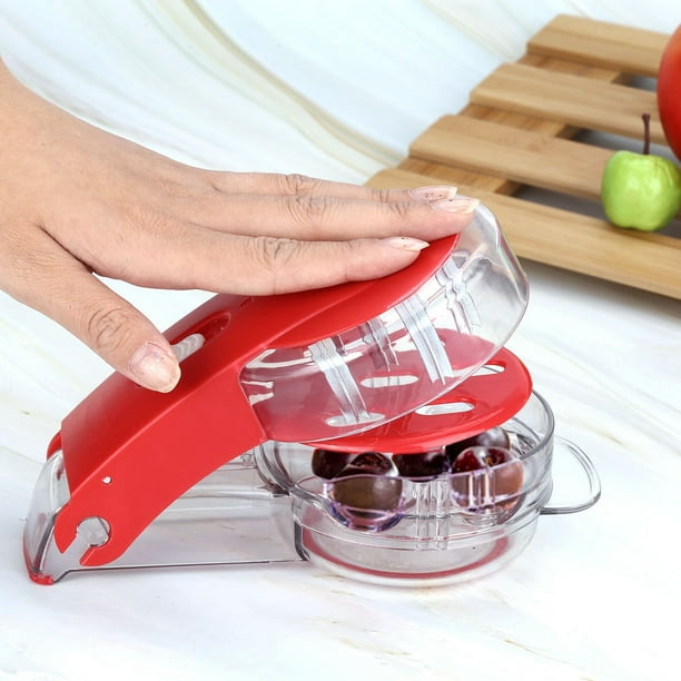 Anggrek Professional Cherry Stone Remover Cherry Pitter 6 Cherries Pitter Seed Removing Tool For Home Office Kitchen Travel Seed Remover Pitter Walmart Com Walmart Com