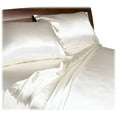 thumbnail image 2 of Royal Opulence Divatex Home Fashions Satin King Sheet Set, Ivory, 2 of 3