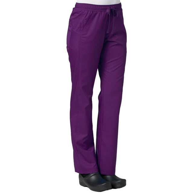 maevn Pantalon à Panneau en Maille Sportif pour Femmes eon (egg plant, Petit)
