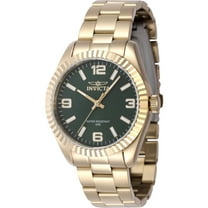 Invicta 47474 Women's Specialty Green Dial Yellow Gold Steel Watch