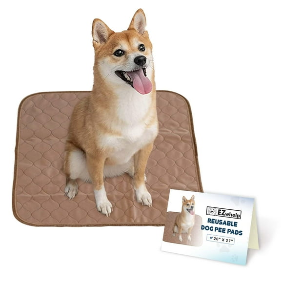 EZwhelp Tapis Lavables pour Chiots et Mise Bas - Tapis Imperméable pour Chiens (Taille : 20 Pouces x 27 Pouces)