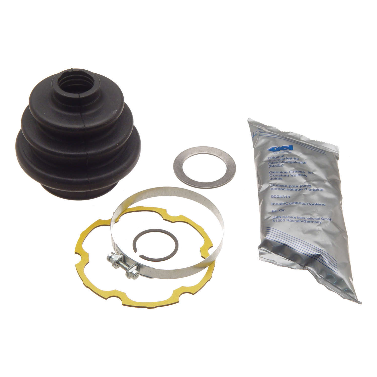GKN Automotive w/ Clamps & Grease CV Boot Kit