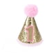 thumbnail image 1 of EeaseMX Glitter Sparkle 1st Birthday Cone Hat con diadema ajustable para suministros de fiesta para niña (rosa), 1 of 7