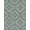 Green, Pattern 4, variant on Design&I 8'x10' Washable Area Rug Medallion With Vine Scroll And Bordered Vintage Trellis Oushak Floral Refined for Dining Room, Large Office, Lounge, Snag-Free
