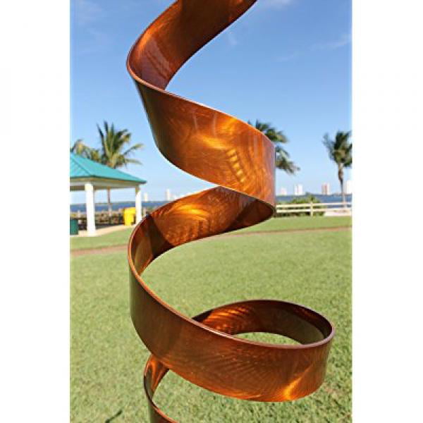Large Modern Metal Garden Sculpture Abstract Copper Yard Art Decor by Jon Allen 
