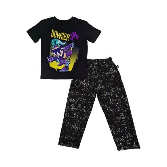 Playera Manga Corta Chiffon Pantalón Chiffon Mario Bros Multicolor Talla 4