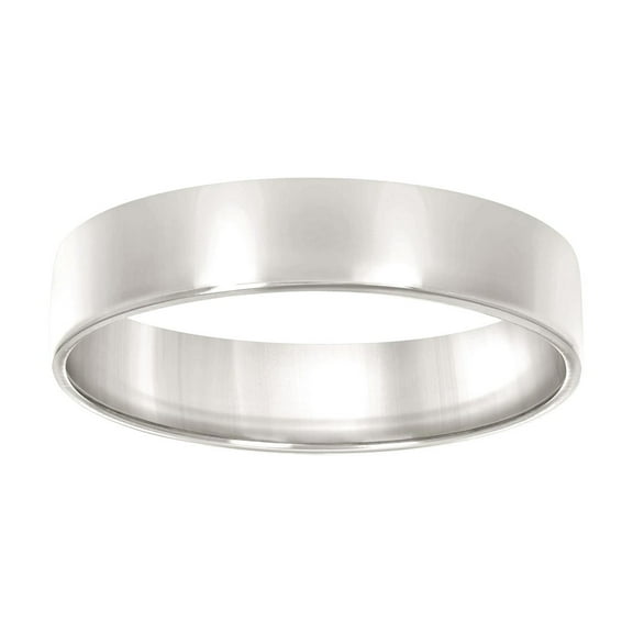 925 Sterling Silver Mens Comfort-Fit Wedding Band 6mm Ring Size 11 Wedding Band for Men - 5.1 Grams