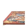 thumbnail image 6 of Unique Loom Outdoor Traditional Collection Area Rug - Classic (2' x 5' 1" Runner Antique Red/Beige), 6 of 9