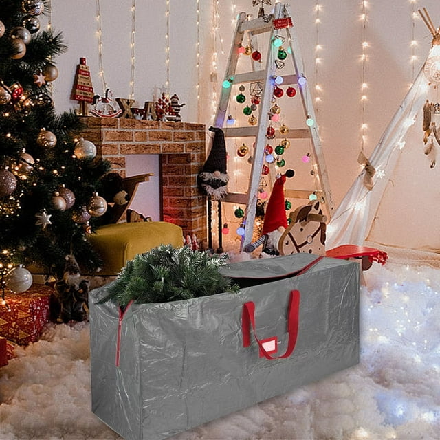 HLONK Christmas Decor Christmas Storage Rack Spacious Under Bed Holiday Wrapping Paper Container Good For Gift Wrapping Ribbons Bows Wrapping Supplies Etc