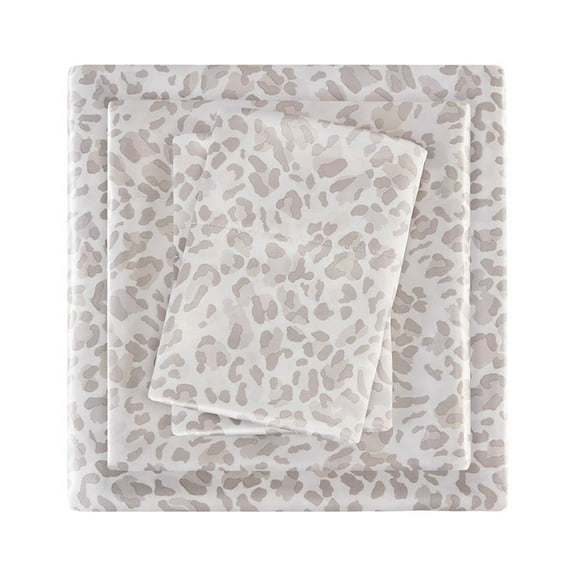 Gracie Mills Emeline Animal Printed Wrinkle Free Satin Sheet Set - GRACE-15318