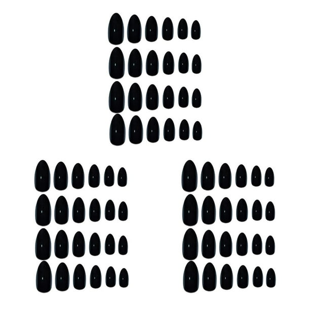 Guardurnaity 24 Pieces False Nails Press-on Stick-on Full Tips Nail DIY Fingernails Wearable Tips Manicure Supplies Art Sticker Cover Tools Type1 NO1 Guardurnaity CBP469619