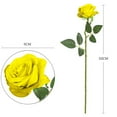 Artificial Flowers,12pcs Silk Rose Flower Fake Roses Realistic Silk
