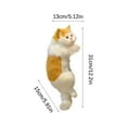 thumbnail image 2 of 2026 New Cat Plush Toys Hanging, Stuffed Animals Toys Cat Soft Pillow Toys, Animal Creative Handicraft Home, Best Birthday Gifts for Holiday Xmas Easter for Friend and Family (Cat, B), 2 of 5
