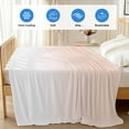 thumbnail image 4 of Pink White Ombre Cooling Blanket,Lightweight Breathable Summer Throw Blanket with Double Sided Cold Effect,Beige Gradient Color Modern Abstract Art Picnic Blankets Bed Sheet for Hot Sleepers 30"x40", 4 of 8