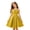 Yellow, variant on Gunia Teen Girls Dresses Sleeveless Strapless Dress With Modern Design Summer Sundress Yellow Dress For Girls 7-12 Years