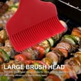 thumbnail image 4 of Viveous Basting Brushes Silicone Heat Resistant Pastry Brushes Spread Oil Butter Sauce Brush For Bbq Grill Barbecue Baking Kitchen Cooking Gadget, 4 of 10