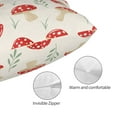 thumbnail image 5 of Kll Cartoon Flat Mushrooms Pillow Covers Envelope Closure,Super Soft And Cozy Fuzzy Fleece Pillow Case Cover 20"X30", 5 of 8