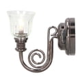 thumbnail image 4 of Lámpara de pared para casa de muñecas 1:12, iluminación LED cálida, aplique de pared en miniatura de Metal con apariencia Vintage para casa de muñecas con batería, 4 of 5
